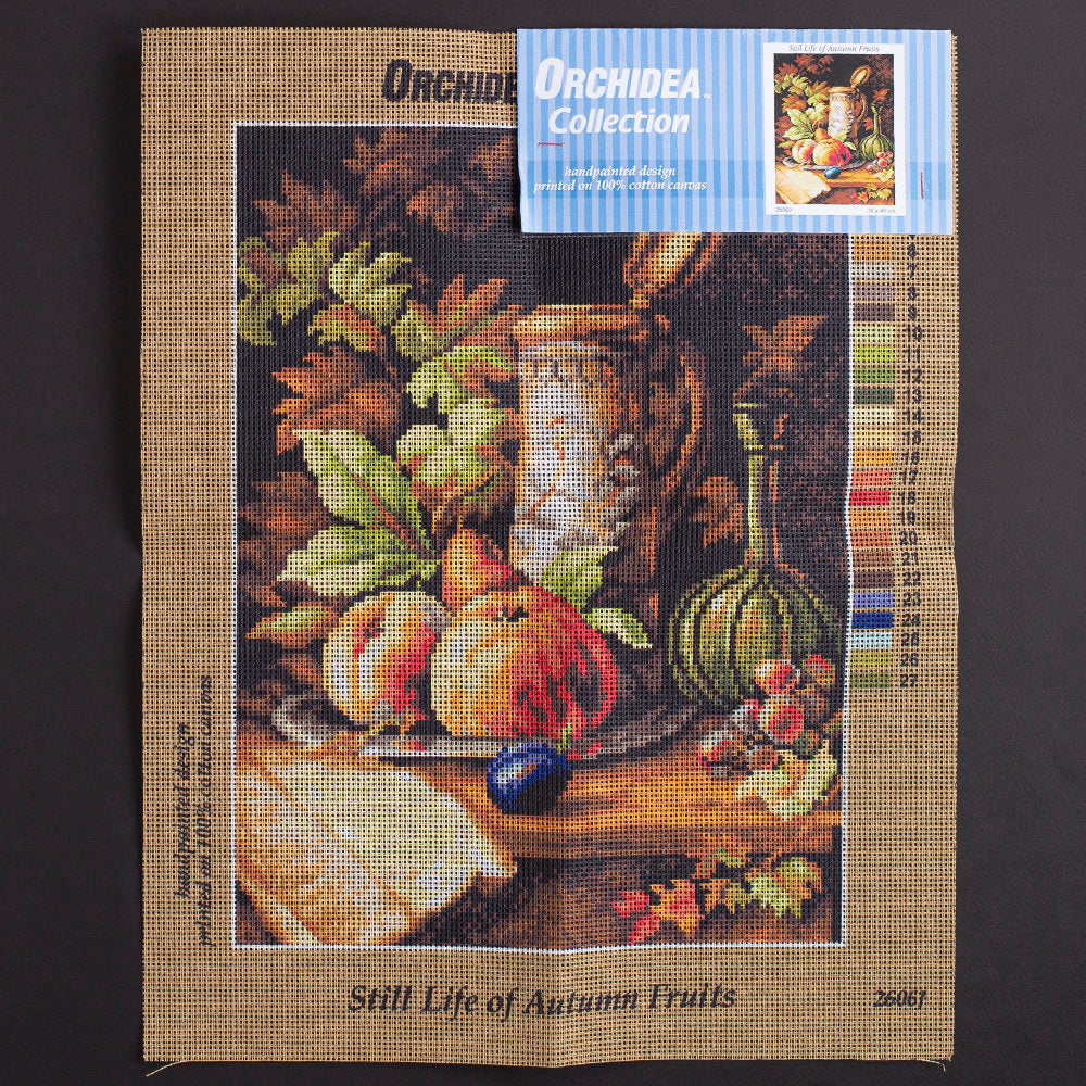 Orchidea 30x40cm Meyve Masası Baskılı Goblen - 2606J